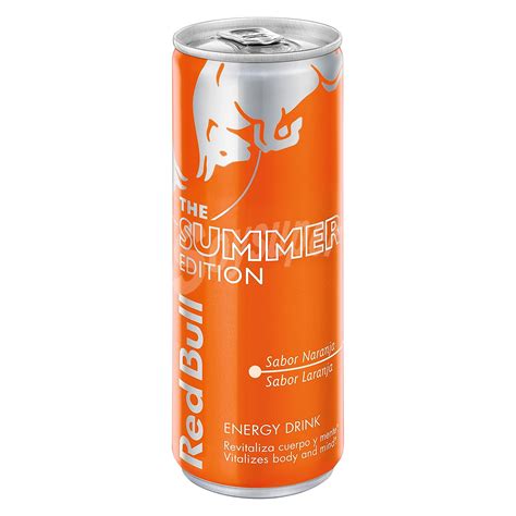 Red Bull Bebida energética The Summer Edition sabor naranja 25 cl