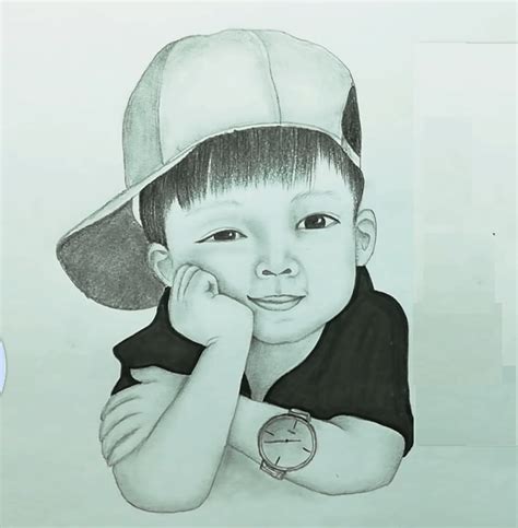 Draw So Cute Boy | Step by Step Draw For Beginners | Cute boy drawing, Pencil sketch drawing ...