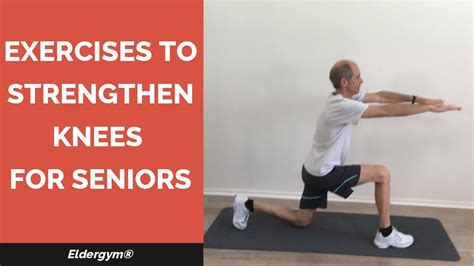 Exercises to Strengthen Knees for Seniors, exercises for the elderly, senior fitness, training ...