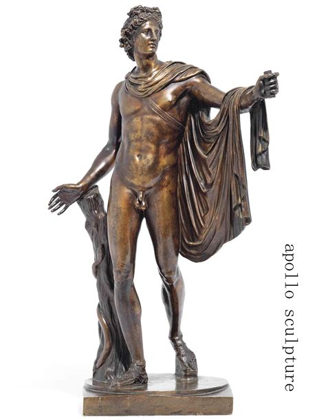 Famous Garden Decorative Man Statue Hunan Bronze Apollo Sculpture