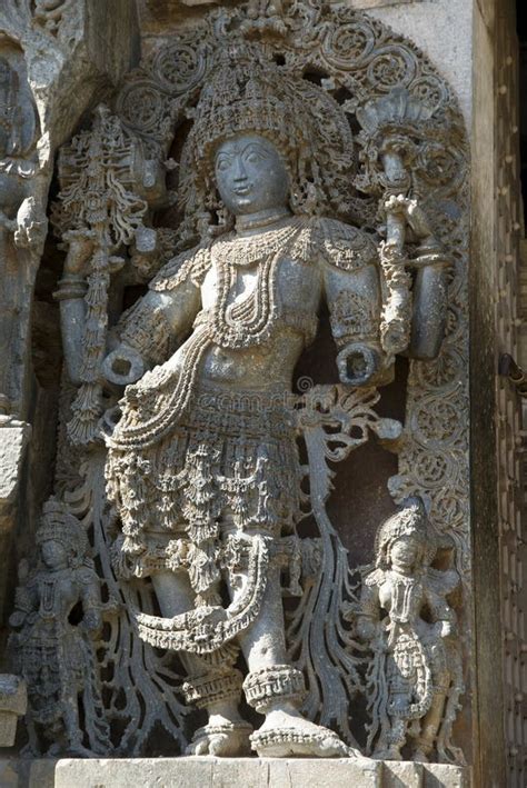 Sculpture on the Outer Walls of Hoysaleswara Temple at Halebidu ...