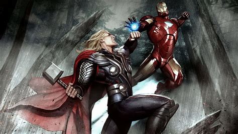 Papel de parede : 1920x1080 px, Homem de Ferro, filmes, Os Vingadores, Thor 1920x1080 - goodfon ...