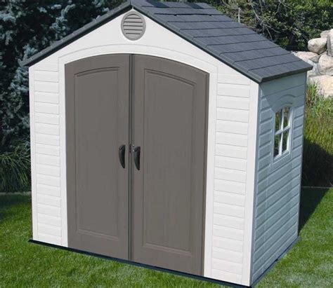 Lifetime 8 x 5 ft Plastic Shed | Plastic sheds, Shed, Garden shed