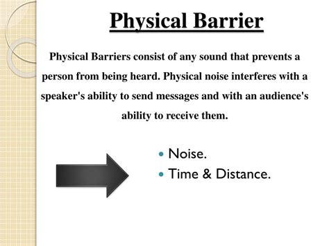 Communication Barriers In The Workplace Physical Barriers