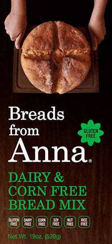 Gluten-Free, Corn Free, and Dairy Free Bread Baking Mix - Breads from Anna