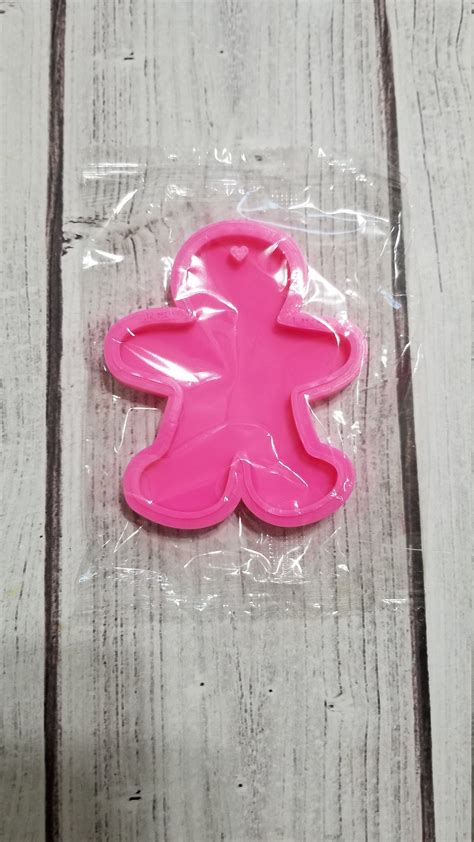 Gingerbread Man Silicone Mold - Xmas Mold