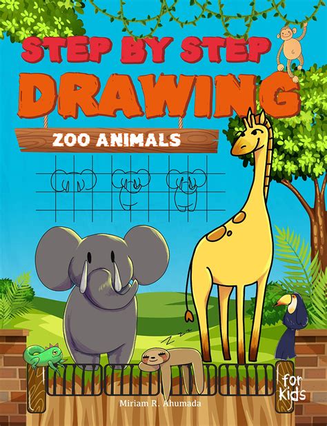 Step by Step Drawing Zoo Animals – Easy How To Draw Book For Kids - Free Magazines & eBooks