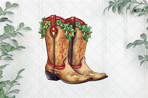 Christmas Western Sublimation Clipart (2996965)