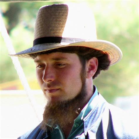 A young married Amish man. | Amish and their traditions in 2019 | Amish quilts, Amish men, Amish
