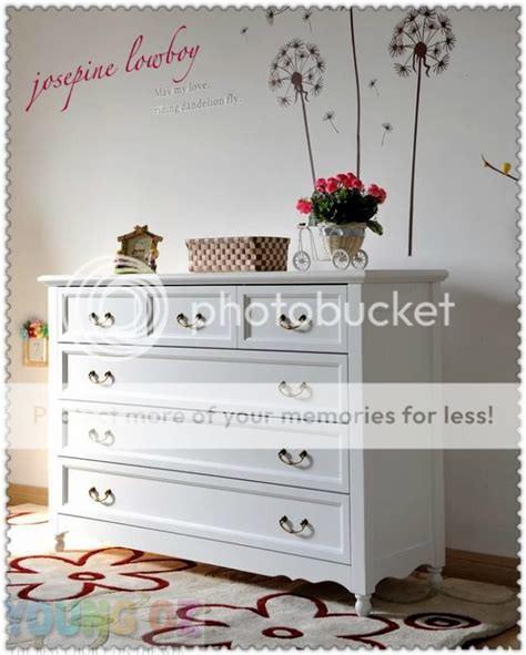 NEW Youngoz Josephine Semi Gloss White Lowboy 6 Chest OF Drawers ...