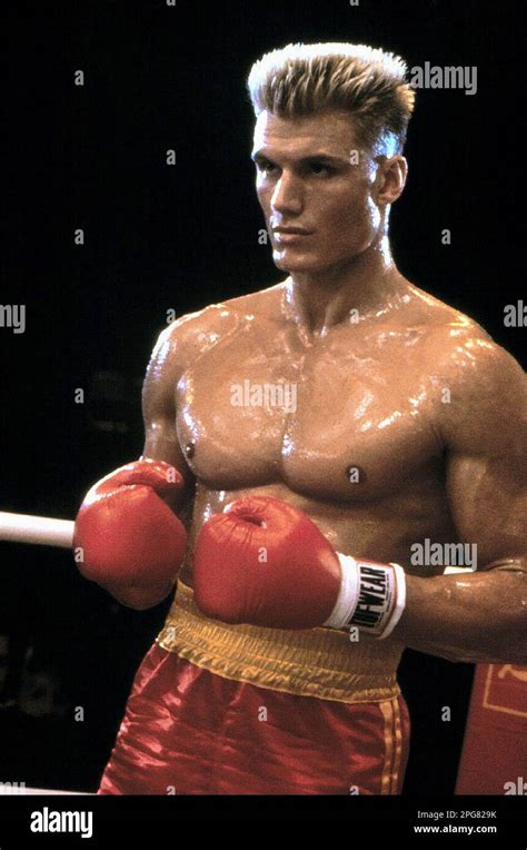 Rocky IV Dolph Lundgren Stock Photo - Alamy