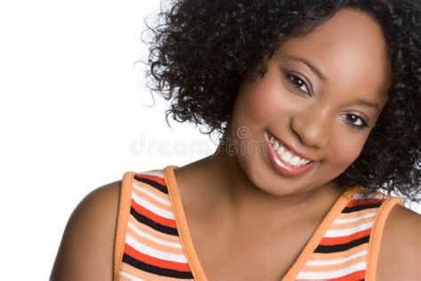 Smiling Black Woman stock photo. Image of happiness, background - 10206982