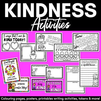 WORLD KINDNESS DAY ACTIVITIES by Miss Learning Bee | TpT