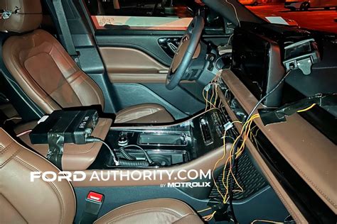 2024 Lincoln Aviator Interior Updates Spied Up Close