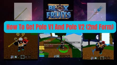 How To Get Pole V1 And Pole V2 2nd Form Full Guide In Blox Fruits In Roblox - YouTube