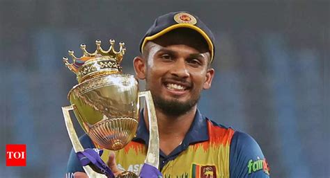 Dasun Shanaka dedicates Asia Cup triumph to crisis-hit Sri Lanka | Cricket News - Times of India