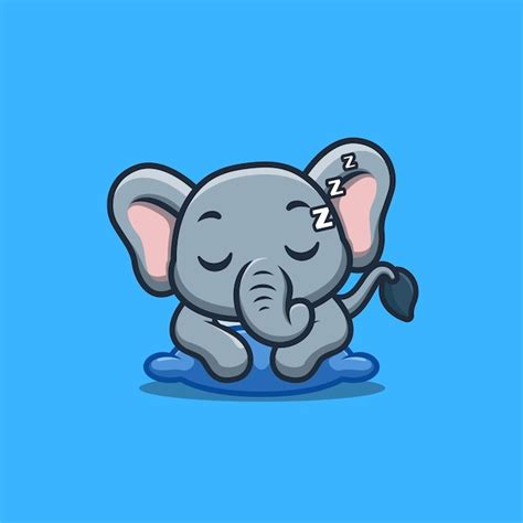 Premium Vector | Cute Elephant Cartoon