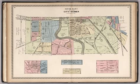 Map of South Part of the City of Warren. : American Atlas Company : Free Download, Borrow, and ...