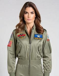 Top Gun Pilot Costume Woman Face Swap ID:972116