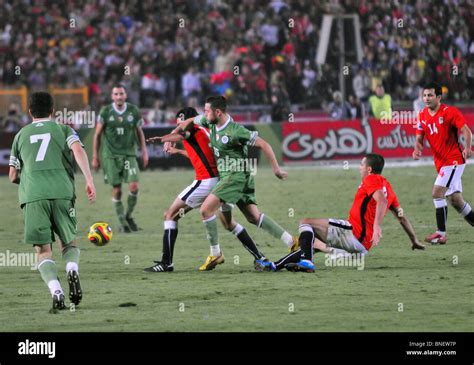 The infamous Egypt vs Algeria WM qualification match in Cairo's international stadium that ended ...