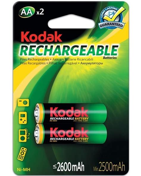 Kodak Rechargeable Batteries AAx2