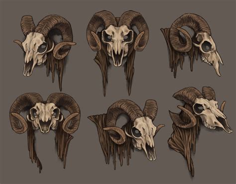 Lioden: Goat Skull Mask by Deertush on DeviantArt