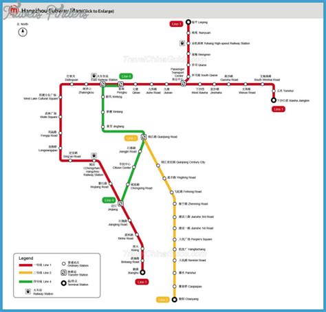 Hangzhou Subway Map - Travel - Map - Vacations - TravelsFinders.Com