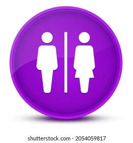 Restroom Sign Luxurious Glossy Purple Round Stock Illustration 2054059817 | Shutterstock