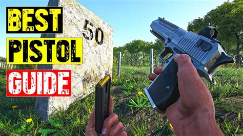 Weapon Damage Guide for Scum - Best Pistols - YouTube