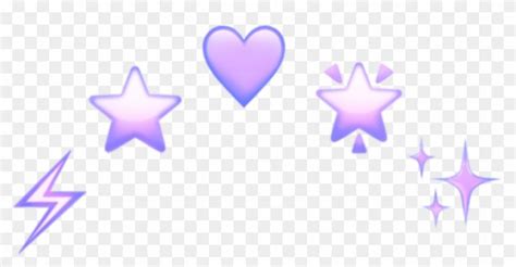 purple stars and hearts on a white background, with one pink heart in ...