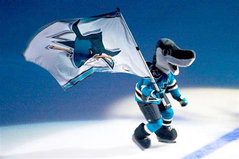 SJ Sharkie (San Jose Sharks) | San jose sharks, Mascot, Nhl