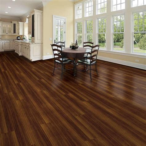 Allure Ultra 7.5 in. x 47.6 in. 2-Strip Black Walnut Luxury Vinyl Plank Flooring (19.8 sq. ft ...