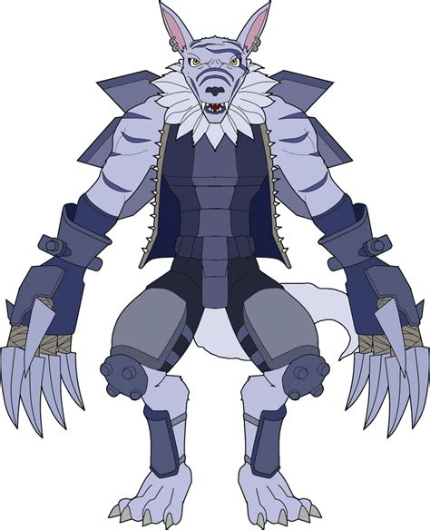 WEREGARURUMON X by HomeosTTasis on DeviantArt