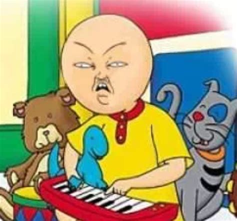 imgur.com | Stupid memes, Cartoon memes, Caillou