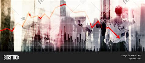 Chart Red Down Arrow Image & Photo (Free Trial) | Bigstock