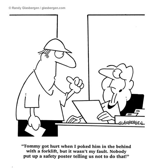 Cartoons About Workplace Safety and Injury Prevention - Glasbergen Cartoon Service