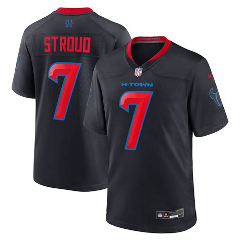 Men's Houston_Texans C.J. Stroud Navy 2nd Alternate Game Jersey - Walmart.com