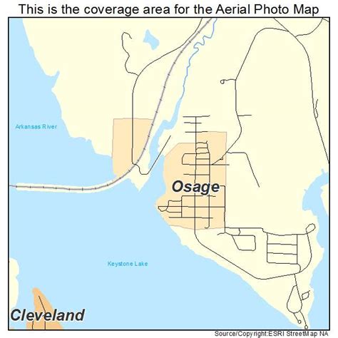 Aerial Photography Map of Osage, OK Oklahoma