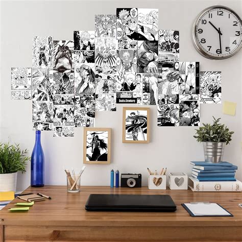 Manga Wall Collage Kit Anime Room Decor 60 PCS Anime Manga Aesthetic ...