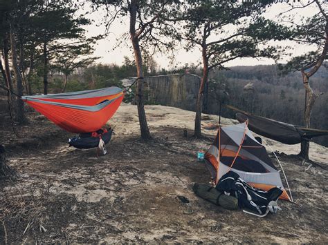 Cliff camping in Red River Gorge, Kentucky this weekend : r/CampingandHiking