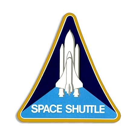 Amazon.com - Triangle Space Shuttle Logo Sticker (NASA Seal Mission)