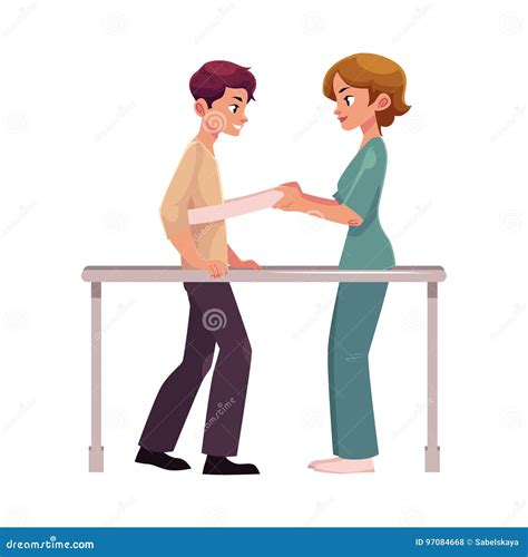 Medical Rehabilitation, Therapy, Parallel Bars Stock Vector ...