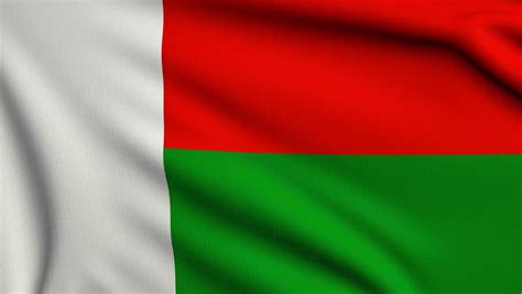 Madagascar Flag, With Real Structure Of A Fabric Stock Footage Video 340822 | Shutterstock