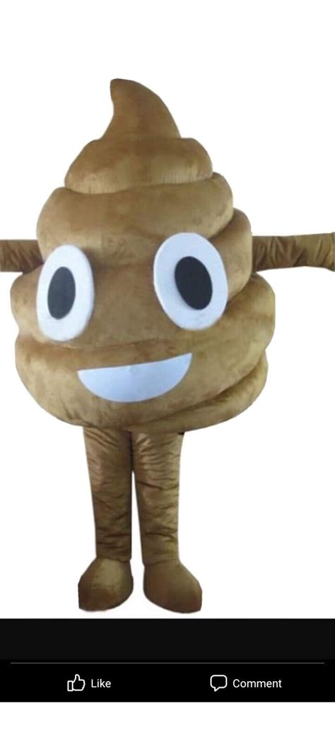 Emoji poop mascot costume - Gem