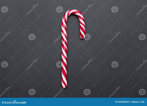 Striped Candy Cane stock photo. Image of peppermint, christmas - 82500560