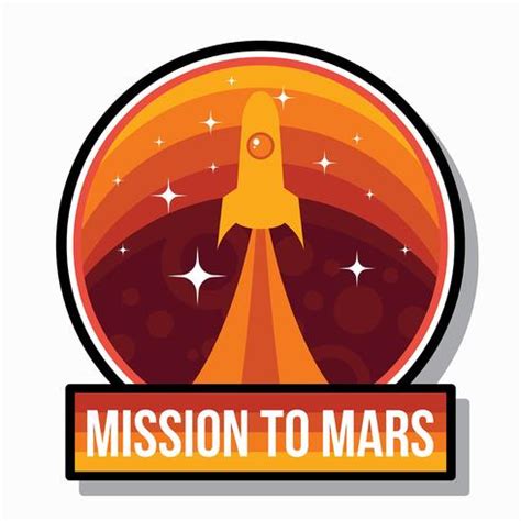 Mission To Mars Patch 194914 Vector Art at Vecteezy