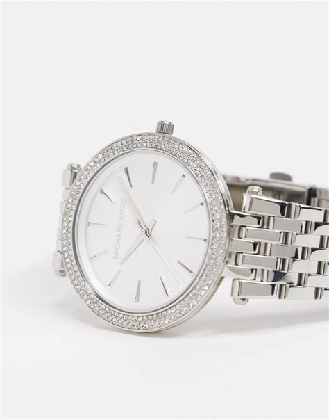 Michael Kors Mk3190 Darci Silver Watch in Metallic - Lyst