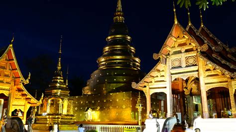 Timelapse Wat Phra Singh in Chiang Mai, Thailand 3154697 Stock Video at ...