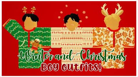 aesthetic roblox boy christmas outfits + winter outfits!*WITH CODES AND ...