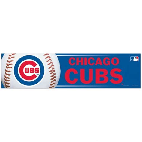 Chicago Cubs Bumper Sticker - Sports Fan Shop